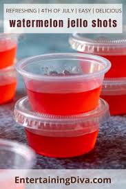 easy watermelon jello shots
