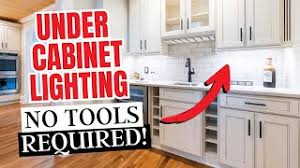 install under cabinet lights in minutes