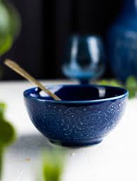 Buy Blue Venice Ceramic Soup Bowls Set