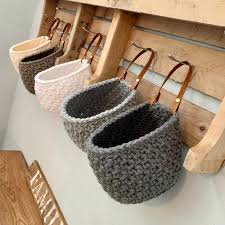 Crochet Hanging Basket Hanging Basket
