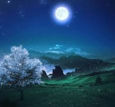 blue night sky hd wallpaper