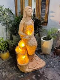 Dhanwanti Lady Indoor Fountain With Led