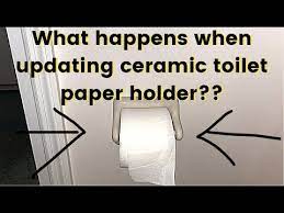 Old Ceramic Toilet Paper Holder