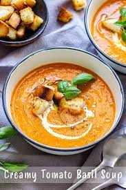 creamy tomato basil soup recipe happy