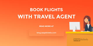how to book flights with a travel agent