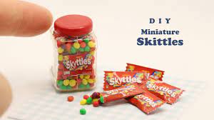 diy skittles miniature candy