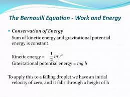 Ppt The Bernoulli Equation Work And