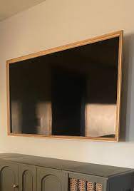 how to build a tv frame build it thrifty