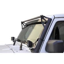 Dv8 Off Road Over Windshield Light Bar Mount Steel Textured Black Best Prices Reviews At Morris 4x4