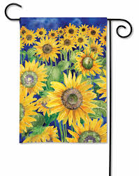 Sunflower Meadow Garden Flag Elmers