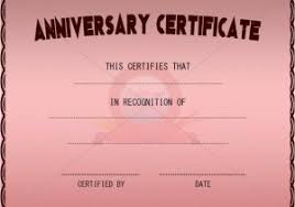 Work Anniversary Certificate Templates How To Create A Printable