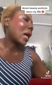 lady tackles makeup artist over badly