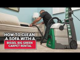 how to clean a sofa with a bissell big