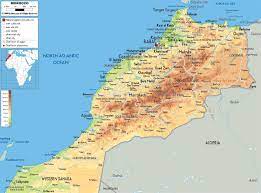 Die karte öffnen von marokko. Marokko Stadion Karte Karte Von Marokko Stadion Nord Afrika Afrika