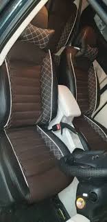 Black Pu Leather Hyundai Sonata Seat Cover