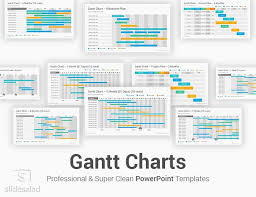 gantt charts diagrams powerpoint