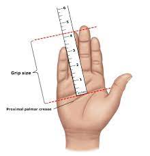You'll need a ruler or tape measure for the first method. Tennis Grip Measurement