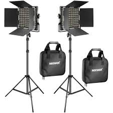 Neewer Bi Color Video Led 2 Light Kit With Stands 90095562 B H