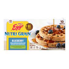 eggo waffles nutri grain blueberry