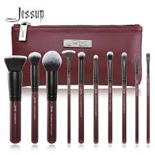 jessup brushes 10pcs plum black