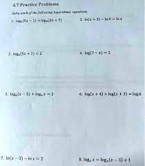 Solved 4 7 Practice Problems Solve