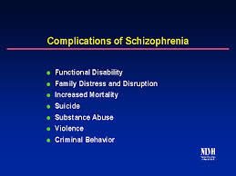 Complications Of Schizophrenia Chart