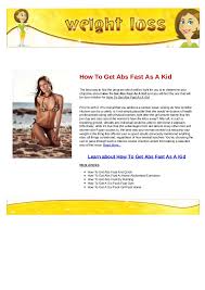 Educational games and videos from curious george, wild kratts and other pbs kids shows! How To Get Abs Fast As A Kid