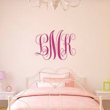 Monogram Wall Decal Initial Decal