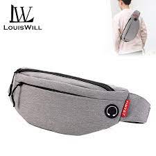 The top countries of suppliers are india, china, and. Louiswill Sport Waist Pack Cross Body Bag Pouch Bag Casual Men Chest Bag Men Fashion Shoulder Bag Waist Belt Bag Waterproof Oxford Cloth With Headphone Hole For Travel Outdoor Lazada Ph