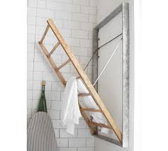 laundry room wall hanging rack