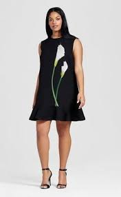 Womens Plus Size 3x Victoria Beckham For Target Calla Lily Dress Nwt Ebay