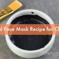 diy charcoal mask without glue for