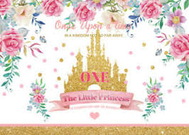 Details About Golden Princess Castle Birthday Theme Photography Background Photo Prop Backdrop