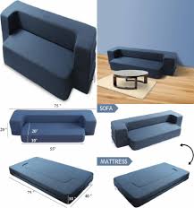 wotu folding bed couch 10 inch fold out
