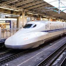 jr p shinkansen travel in an