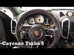 2017 porsche cayenne turbo s interior
