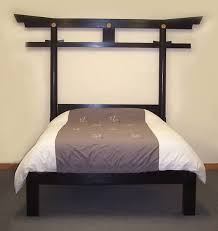 Japanese Samurai Half Tester Bed Four