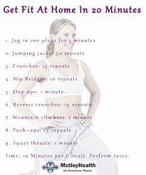 20 Minute Home Fitness Workout