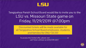 Tpss Night For Lsu Game
