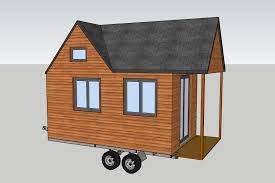 mini maison bois sur roues