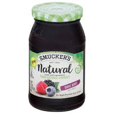 natural fruit spread triple berry