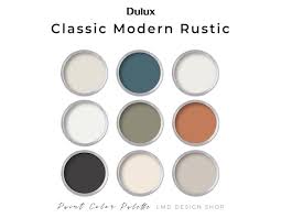 Rustic Modern Dulux Paint Color Palette