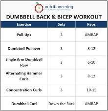 complete dumbbell back and bicep workout