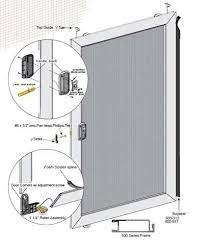 Unassembled Economy Sliding Screen Door Kit