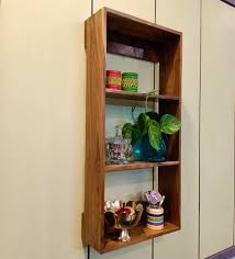 Buy Sheesham Wood Cabinet Wall Shelf