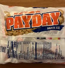 payday peanut caramel candy bars 11 6