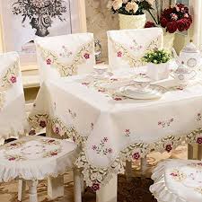 European Style Embroidered Table Cloth