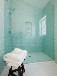 40 blue glass bathroom tile ideas and