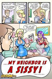 My Neighbor Is A Sissy- Lustomic at PornComics