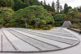 Ginkakuji Temple Japanese Dry Sand And